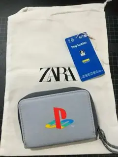 ZARA PlayStation 財布 グレー