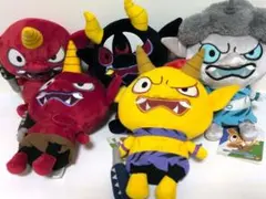 妖怪ウォッチ　鬼　ぬいぐるみ　ヨロズマート　タグ付き
