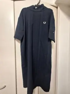 FRED PERRY ネイビー ショートスリーブドレス　ワンピース　シャツ