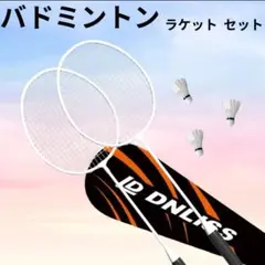 バドミントン 2本セット シャトル 初心者 ラケット サークル 学生 遊び