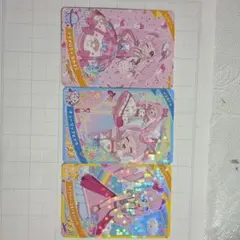 アニメキャラクター ホログラムカード 3枚セット