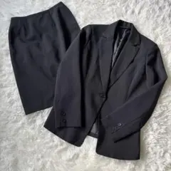 美品　Beniamino スカートスーツセット　ビジネス　ストライプ◆6342