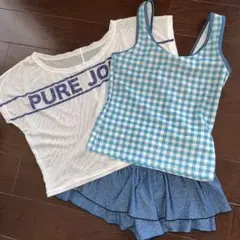 水着ジュニアPURE JOLLYブルー