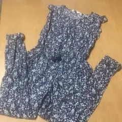 H&M 花柄ノースリーブワンピース パンツタイプ140