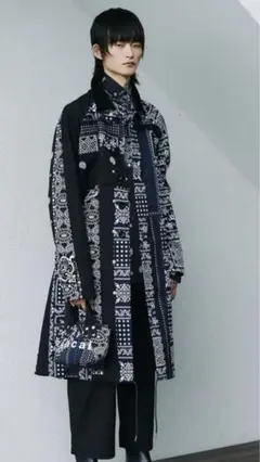 sacai×レインスプーナー　ロングコート　サイズ1 Sacai The North Face Long Coat サカイ ノースフェイス ロング