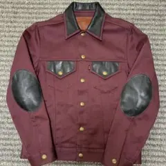 CALEE ピケジャケット pique jacket エルボーパッチ レザー