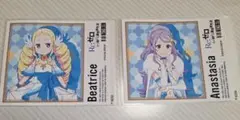 リゼロ　サントリーラベル缶　ステッカー　プリステラの宴　ベアトリス　アナスタシア