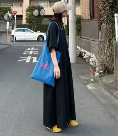 CORNERS by KR‼️半袖スウェットドッキングワンピース☆ブラック