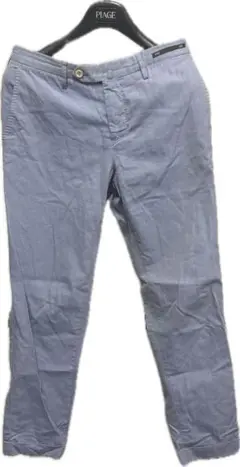 美品　PT01 EVOFIT トリノ　水色　春夏　ストレート　イタリア　LEON