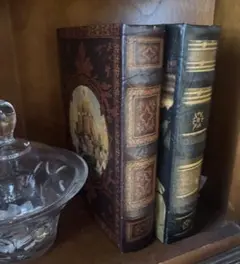 本型小物入れ　洋書タイプ2個セット