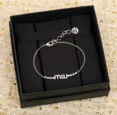 miu miu シルバーブレスレット 箱付き