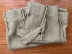 KAWASHIMA SELKON オリーブグリーン ドレープカーテン