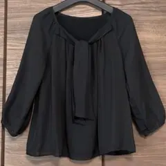 ROPE ボウタイシフォンブラウス