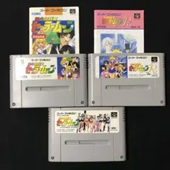 スーパーファミコン　セーラームーン　ソフト　3本セット　動作確認済み