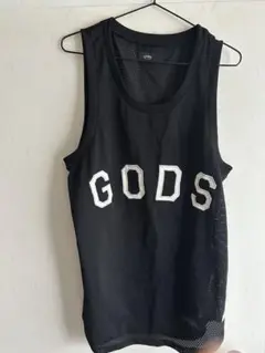 STAMPD メッシュタンクトップ GODS ブラック