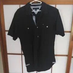 TOMMY HILFIGER 半袖シャツ L 黒