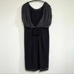 ungaro SOIE フォーマルドレス　ドット部分はシルク100% 日本製