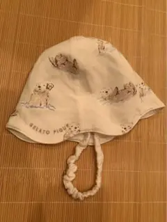 ジェラピケ　ジェラートピケ　帽子　ラッコ