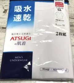 【新品】メンズ　ATSUGI半袖V首Tシャツ