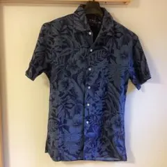 POLO RALPH LAUREN ネイビーフローラルシャツ XS