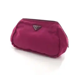 美品 PRADA プラダ ポーチ 化粧ポーチ ハンドバッグ ピンク