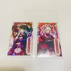 東方project レミリア　フラン　ハイカラ　カード