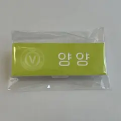 SMTOWN ランダムネームバッジ　ヤンヤン