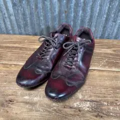 大塚製靴【26.5】OTSUKA レザースニーカー　赤