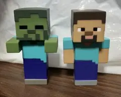 Minecraft スティーブ ゾンビ フィギュアセット