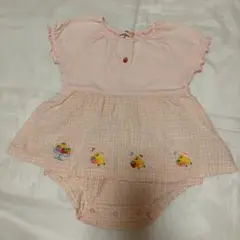 ミキハウス☆ロンパース　ひよこ刺繍　size 80cm