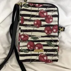 ソアソウル チェリー柄ショルダーバッグ