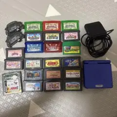 Game Boy Advance SP本体とゲームソフト18本セット