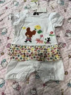 ベビー服 ロンパース くまのがっこう