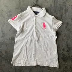 【ポロラルフローレン】(150/80)ポロシャツ ビッグポニー 女の子