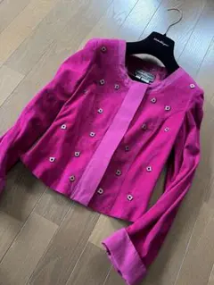Salvatore Ferragamo ガンチーニショートスエードジャケット