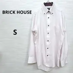 美品★BRICK HOUSE ブリックハウス　東京シャツ　ワイシャツ　ピンク　S