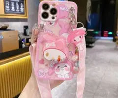 サンリオメロディ iPhoneケース ピンクiPhone14 ￼Por Max￼