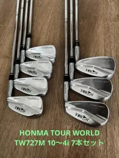 8172 HONMA ホンマ TW727M 6本 モーダス120 TX