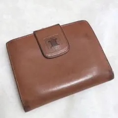 CELINE セリーヌ レザー がま口 財布
