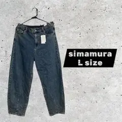 【新品、タグ付き】コークンハイウエストデニム Lサイズ ウエスト後ろゴム