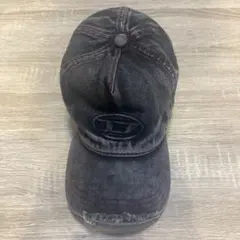 DIESEL ダークグレー デニムキャップ 新品タグ付き