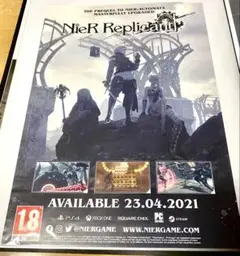 ニーアレプリカント 海外の販促ポスター NieR Replicant