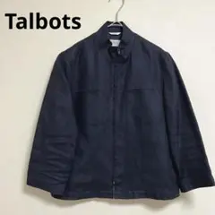 【Talbots】タルボット　ジャケット　ジッパー　薄手　黒　羽織り