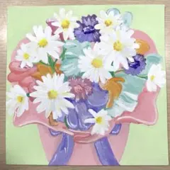花束 アクリル画
