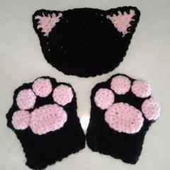 ★黒猫お掃除セット★ハンドメイド
