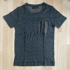 HAMNETT ダークグレー 半袖Tシャツ ポケット付き　Lサイズ