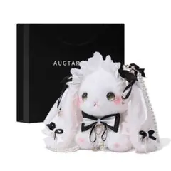 Augtarlion ロリータうさぎ　ブラック　ぬいぐるみポシェット　マスコット