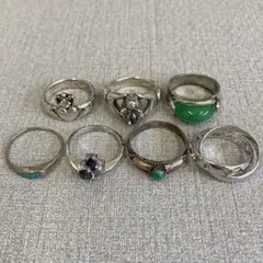 【H】お買い得✨シルバー　リング　指輪　まとめ売り　28.4g　全て刻印あり✨