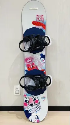 バートン キッズ ガールズ チクレット 板・バイン2点セット 120cm