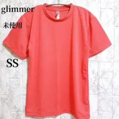 未使用　glimmer　吸汗　速乾　ドライTシャツ　SS　ミックスレッド